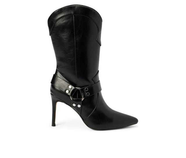 Women's Coconuts by Matisse Avaline Stiletto Boots in Black color