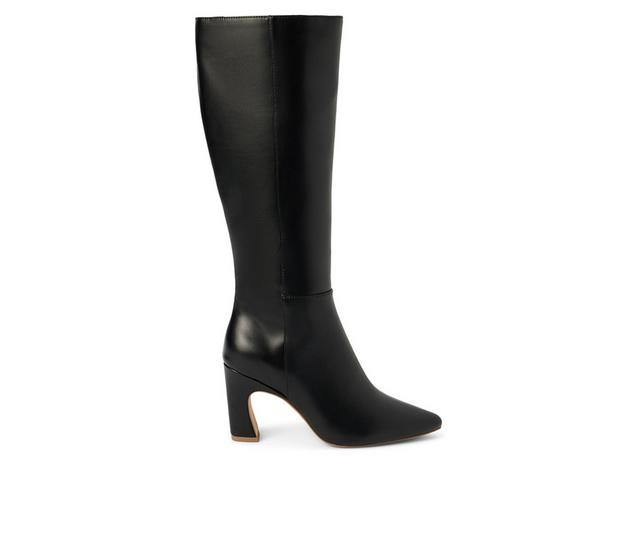 Women's Coconuts by Matisse Willow Knee High Boots in Black color