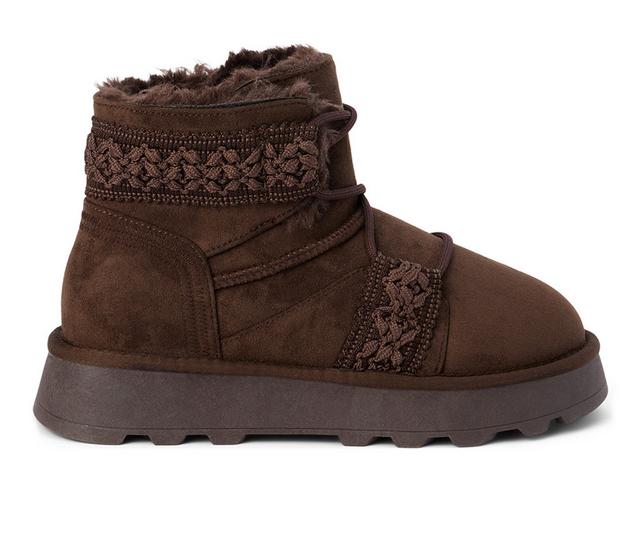 Women's Beach by Matisse Matterhorn Platform Winter Boots in Choco color