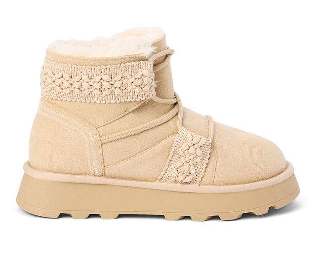 Women's Beach by Matisse Matterhorn Platform Winter Boots in Natural color