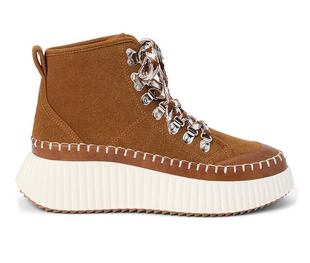 Women's Coconuts by Matisse Trek Sneaker Boots in Chestnut color