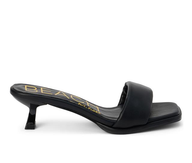 Women's Beach by Matisse Blondie Dress Sandals in Black color