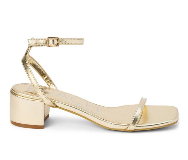 Women's Beach by Matisse Belle Dress Sandals in Gold color