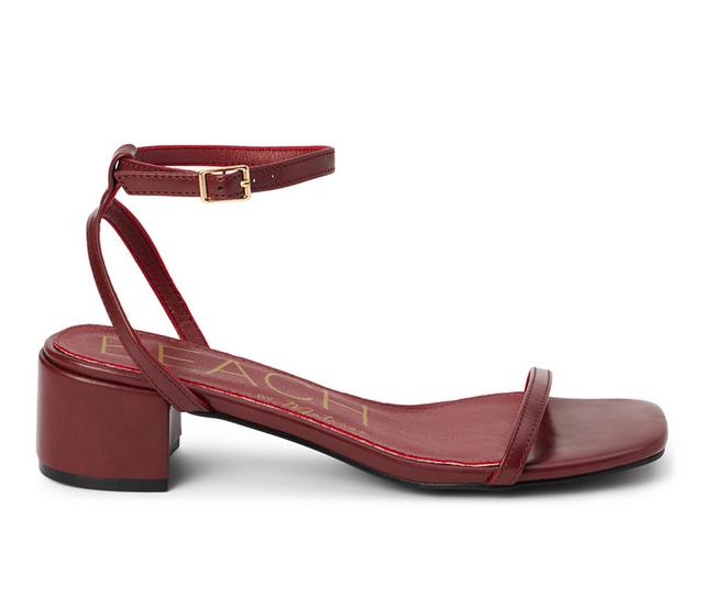Women's Beach by Matisse Belle Dress Sandals in Wine color