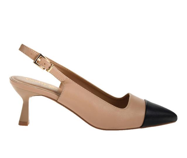 Women's Chinese Laundry Mariella Pumps in Nude/Black color