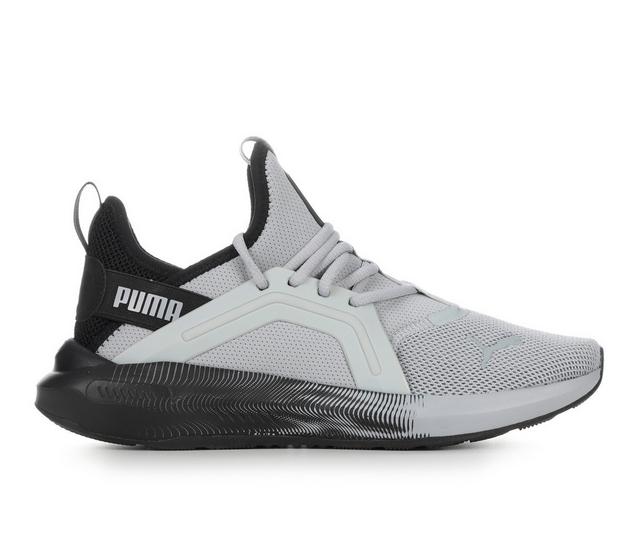 Men's Puma Softride Enzo 5.0 Running Shoes in Grey/Black color