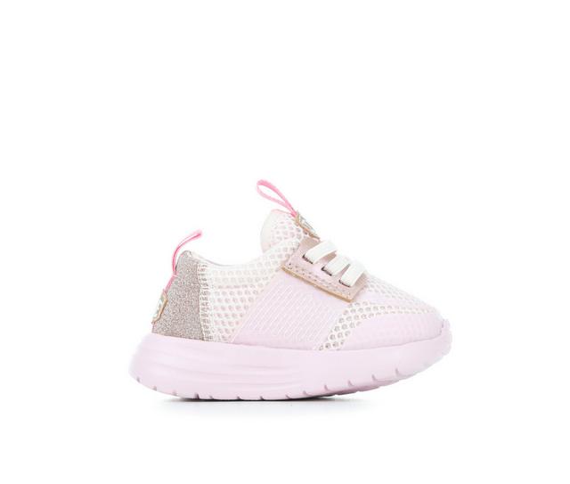 Girls' HEYDUDE Infant & Toddler Sirocco Play Sneakers in Pink/Sparkle color