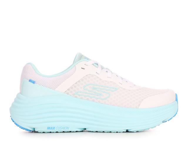 Women's Skechers Go 129470 Max Cushion Endeavour Running Shoes in White/Blue color