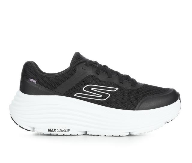 Women's Skechers Go 129470 Max Cushion Endeavour Running Shoes in Black/White color