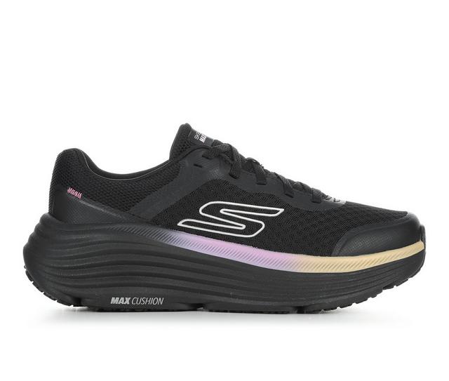 Women's Skechers Go 129470 Max Cushion Endeavour Running Shoes in BLACK/PINK color
