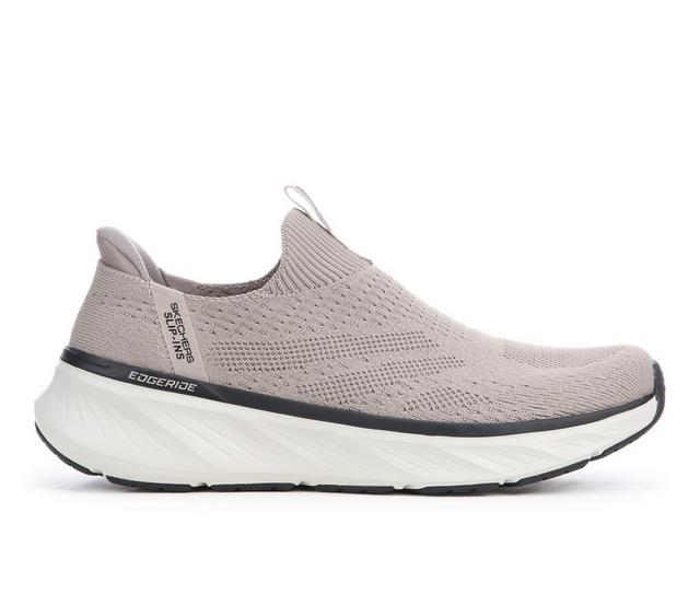 Men's Skechers 232839 Edge Ride Slip-Ins Sneakers in Taupe color