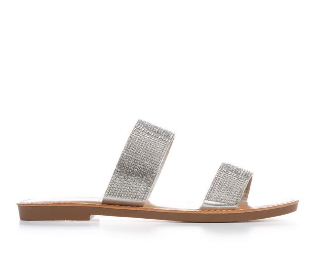 Women's Soda Among-S Sandals in Silver color