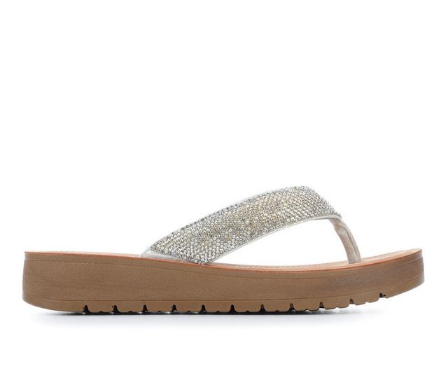 Women's Soda Auroy-S Sandals in Silver color