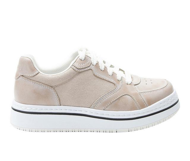 Women's ALEGRIA Alyster Lace Up Sneakers in Blush color