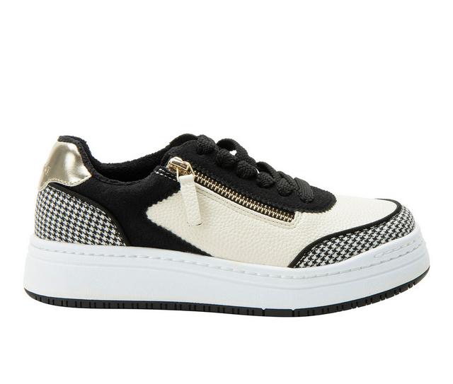 Women's ALEGRIA Averie Lace Up Sneakers in Black color