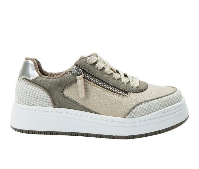 Women's ALEGRIA Averie Lace Up Sneakers in Grey color
