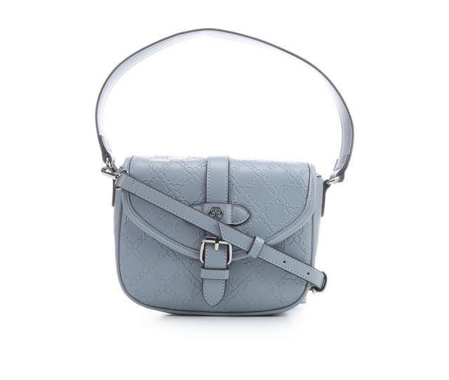 Nine West Briar Crossbody Flap Handbag in Bluestone color