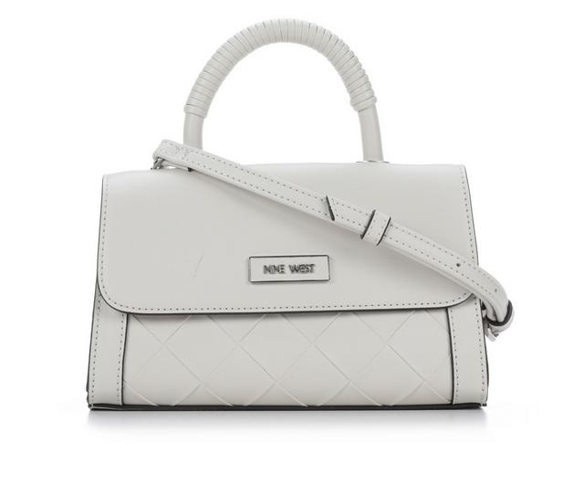 Nine West Reid Top Handle Handbag in Milk color