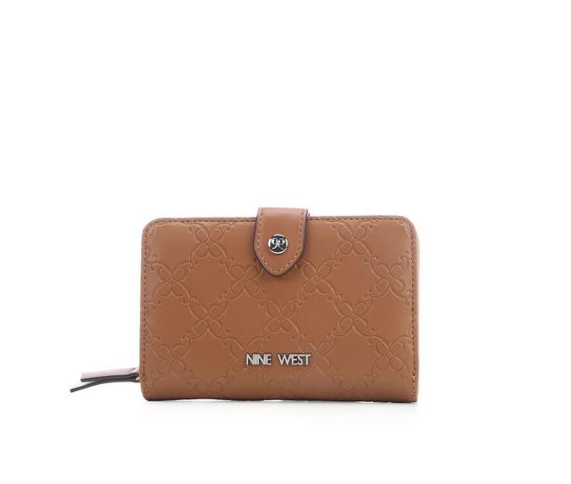 Nine West Norah French Wallet in Brandy color