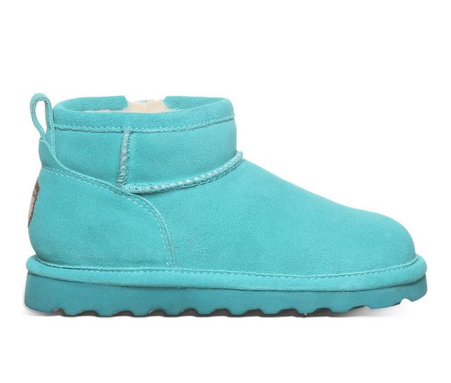 Girls' Bearpaw Little & Big Kid Shorty Winter Boots in Liqd Turquoise color