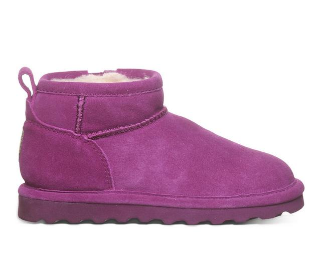 Girls' Bearpaw Little & Big Kid Shorty Winter Boots in Hypnotic Violet color