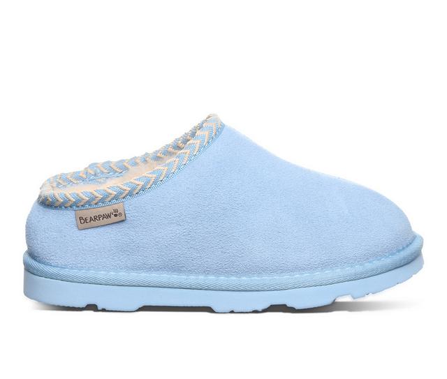 Girls' Bearpaw Little & Big Kid Tabitha Winter Clogs in Blissfull Blue color