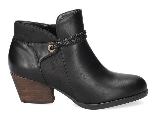 Women's Bella Vita Audrina Booties in Black color