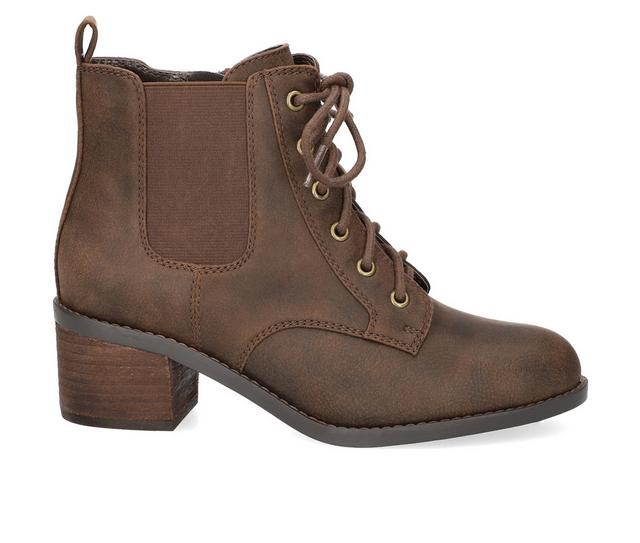 Women's Bella Vita Bismark Booties in Brown color