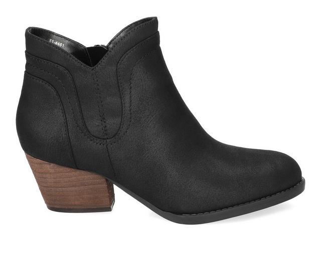 Women's Bella Vita Trust Booties in Black color