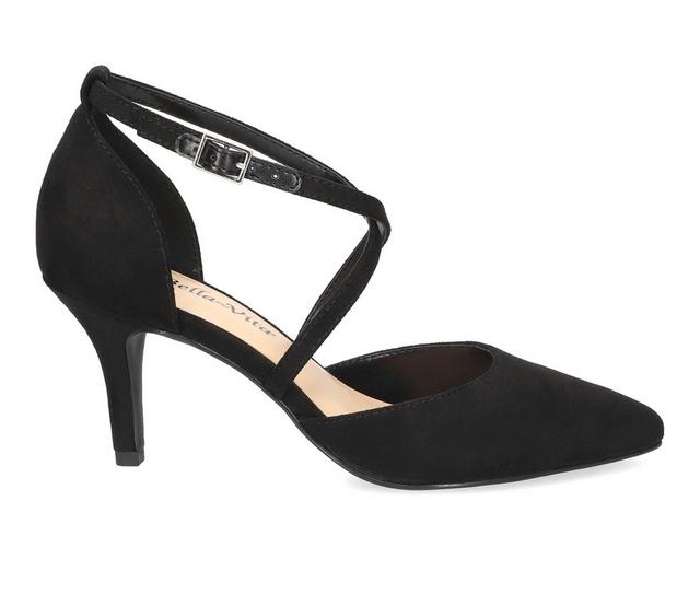 Women's Bella Vita Zabella Pumps in Black Suede color