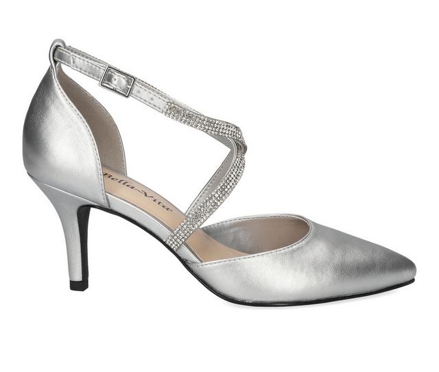 Women's Bella Vita Zabella Pumps in Silver color
