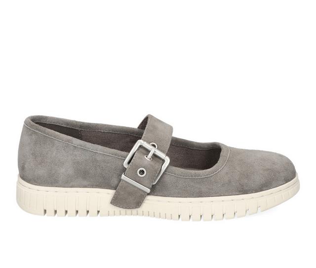 Women's Bella Vita Astro Mary Jane Shoes in Grey Suede color