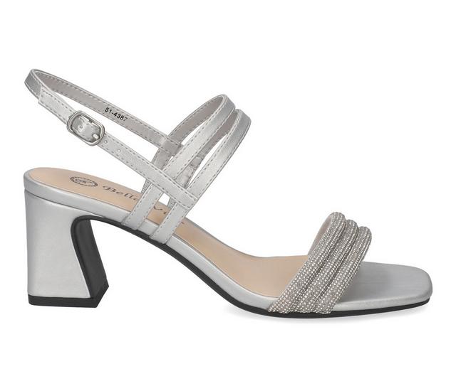 Women's Bella Vita Majesty Dress Sandals in Silver color