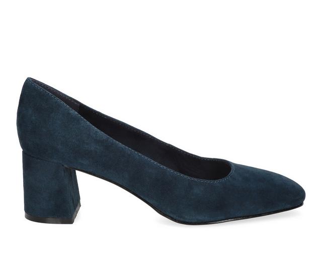 Women's Bella Vita Jillian Pumps in NAVY SUEDE color