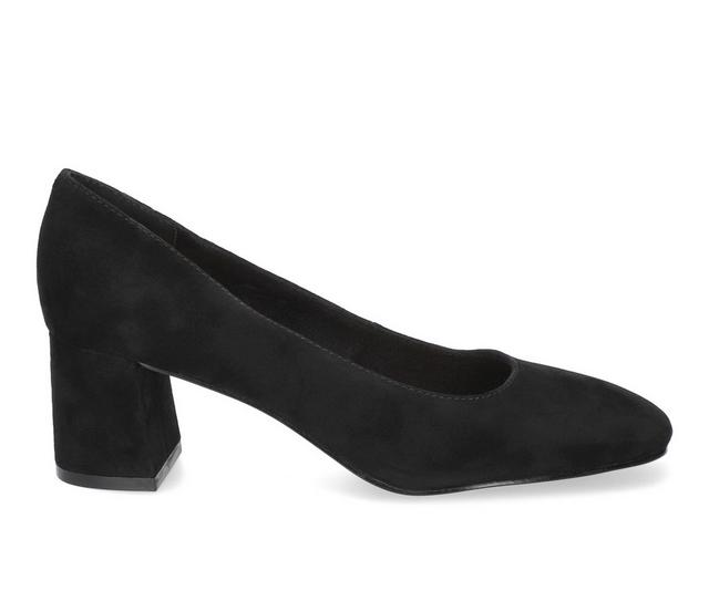 Women's Bella Vita Jillian Pumps in BLACK SUEDE color