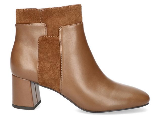 Women's Bella Vita Medley Booties in Cognac color