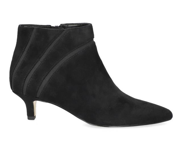 Women's Bella Vita Faraday Booties in Black Suede color