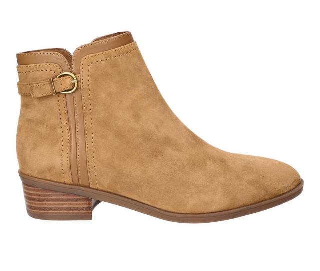 Women's Bella Vita Beatrice Booties in Cognac Suede color