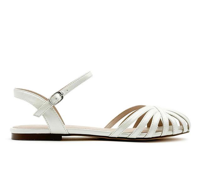 Women's Chelsea Crew Cage Sandals in White color