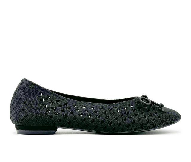 Women's Chelsea Crew Ferry Flats in Black color