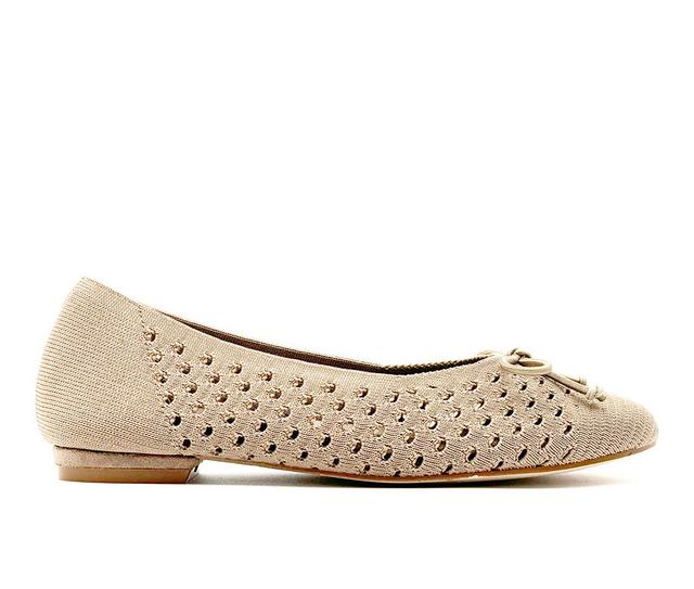 Women's Chelsea Crew Ferry Flats in Taupe color