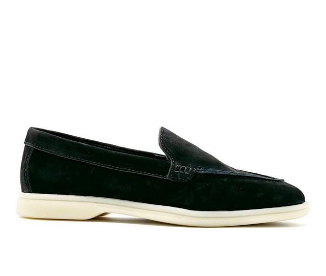 Women's Chelsea Crew Lama Loafers in Black color