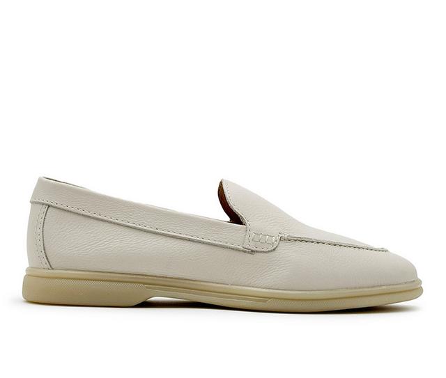 Women's Chelsea Crew Lama Loafers in White color