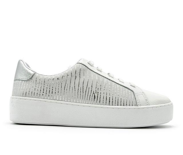 Women's Chelsea Crew Meloni Platform Sneakers in White / Silver color