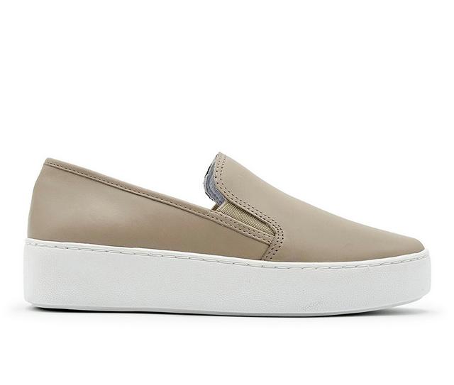 Women's Chelsea Crew Ulta Platform Slip On Shoes in Taupe color