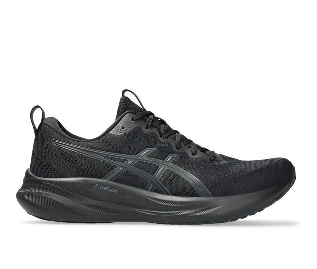Men's ASICS Gel-Pulse 16 Running Shoes in Black/Black color
