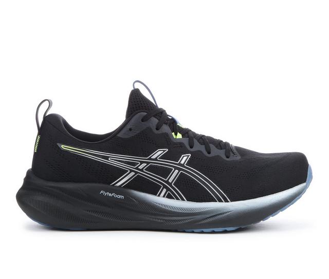 Men's ASICS Gel-Pulse 16 Running Shoes in Black/Silver color