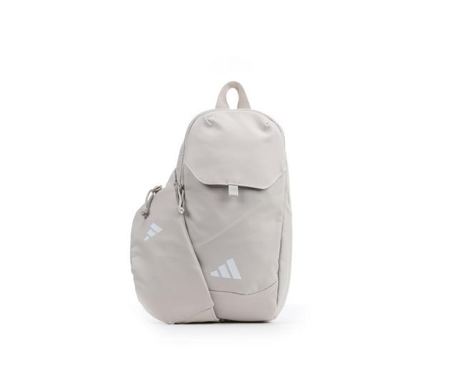Adidas Essential 3 Sling Crossbody Bag in Wonder Grey color