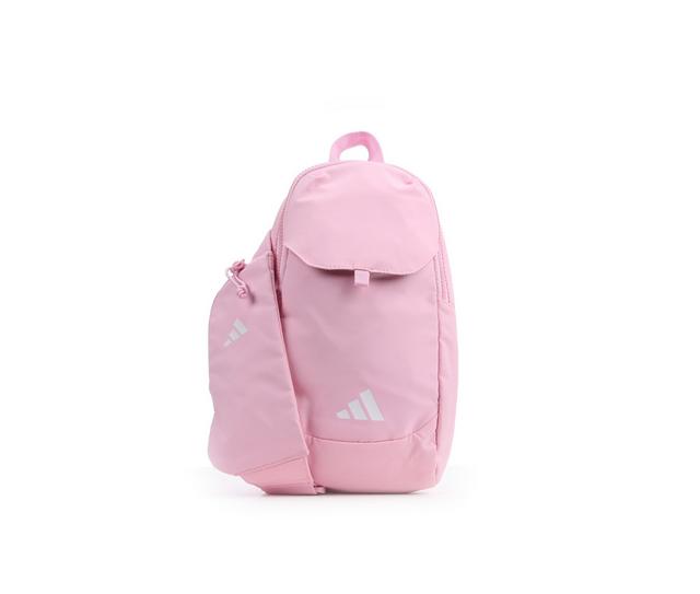 Adidas Essential 3 Sling Crossbody Bag in True Pink color