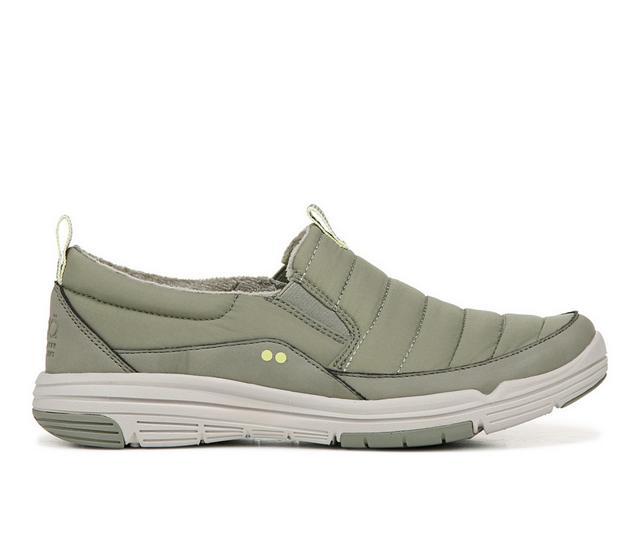 Women's Ryka Ava Slip On Shoes in Vetiver Green color